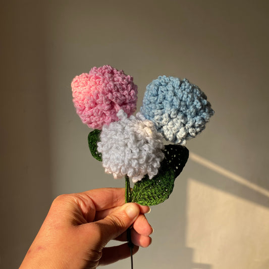Crochet Puff Dandelion Stick