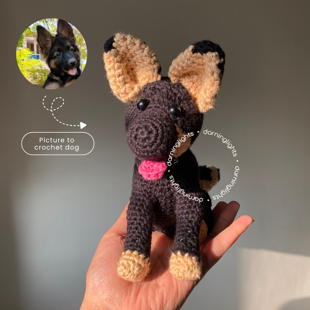 Crochet Dog Action Figure | Animal Plush | Dog Lovers