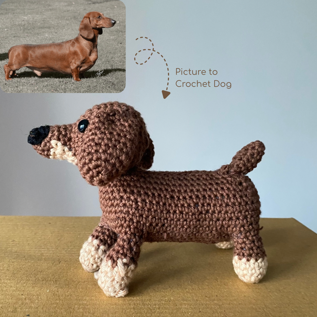 Crochet Dog Action Figure | Animal Plush | Dog Lovers