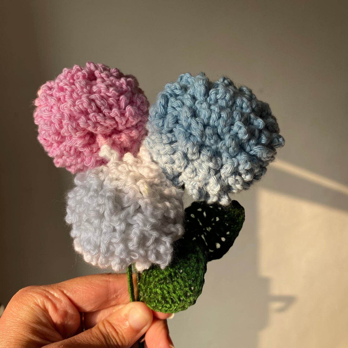 Crochet Puff Dandelion Stick