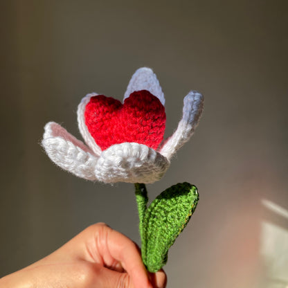 Crochet Heart Tulip