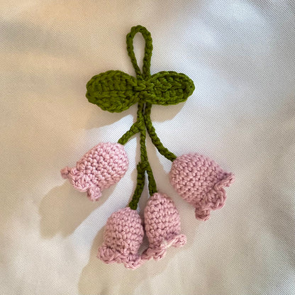 Lilac Tulips keychain