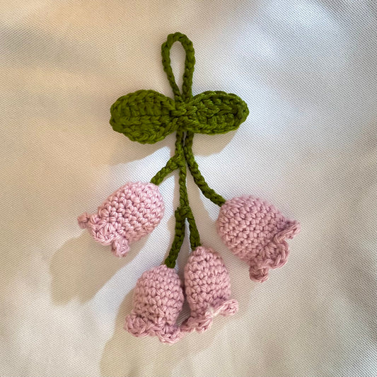 Lilac Tulips keychain