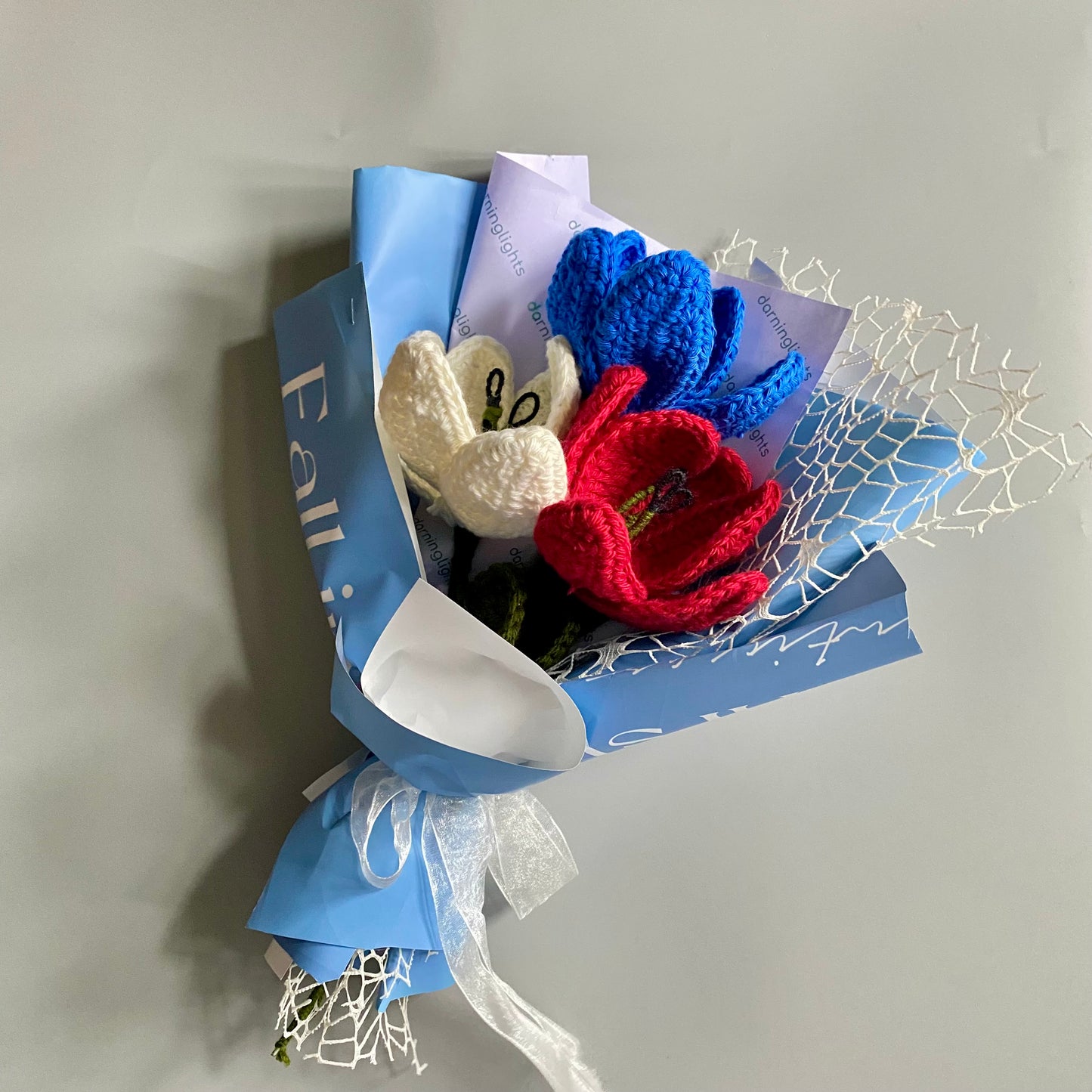 Skylit Love | Crochet Tulip Bouquet