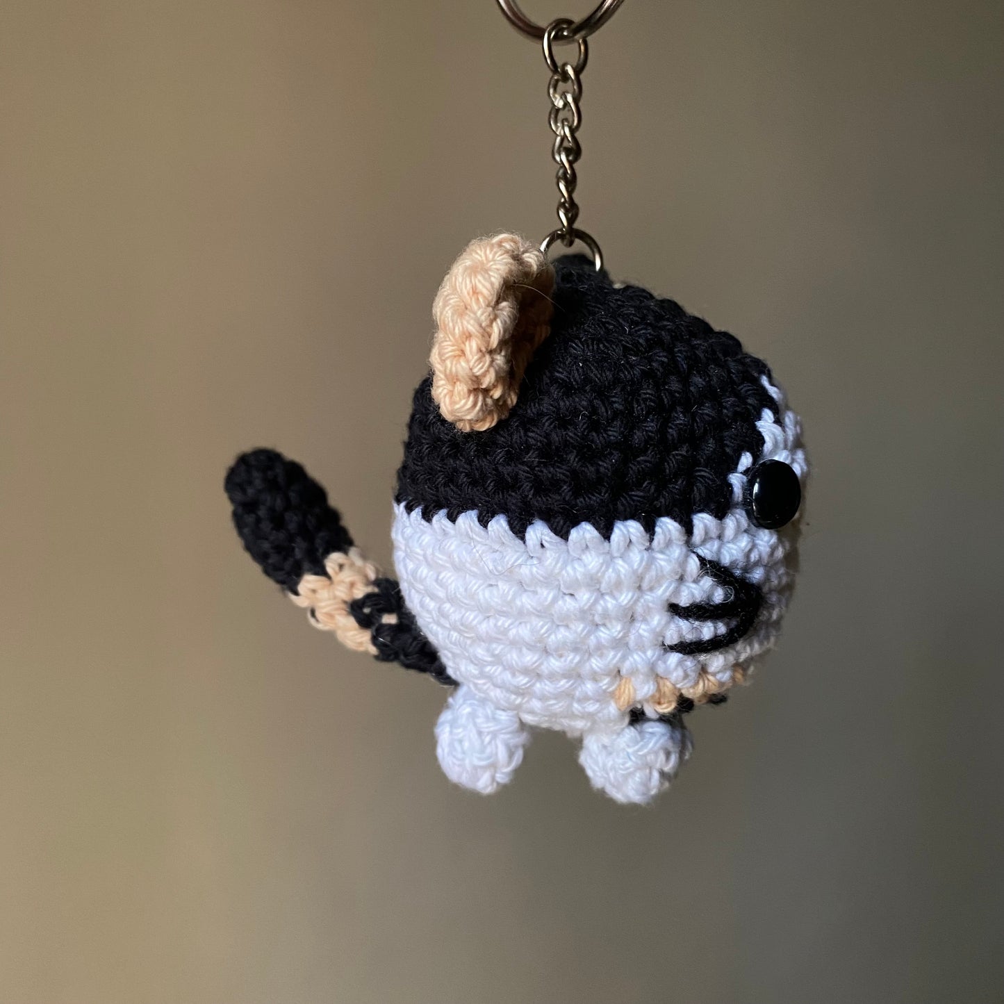 Crochet Cat Keychain | Kitty
