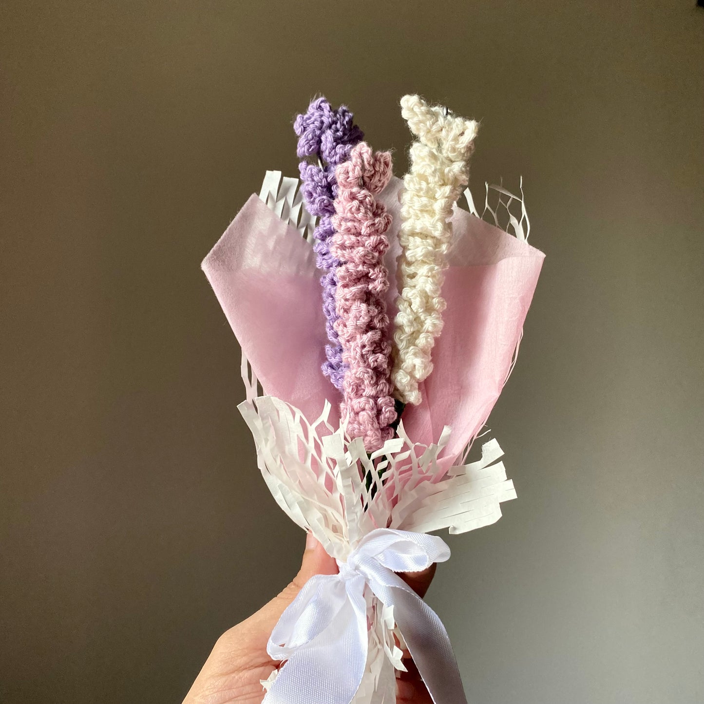 Lavender Crochet Flower