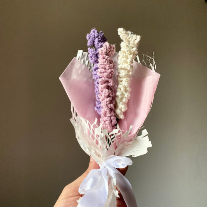 Lavender Crochet Flower
