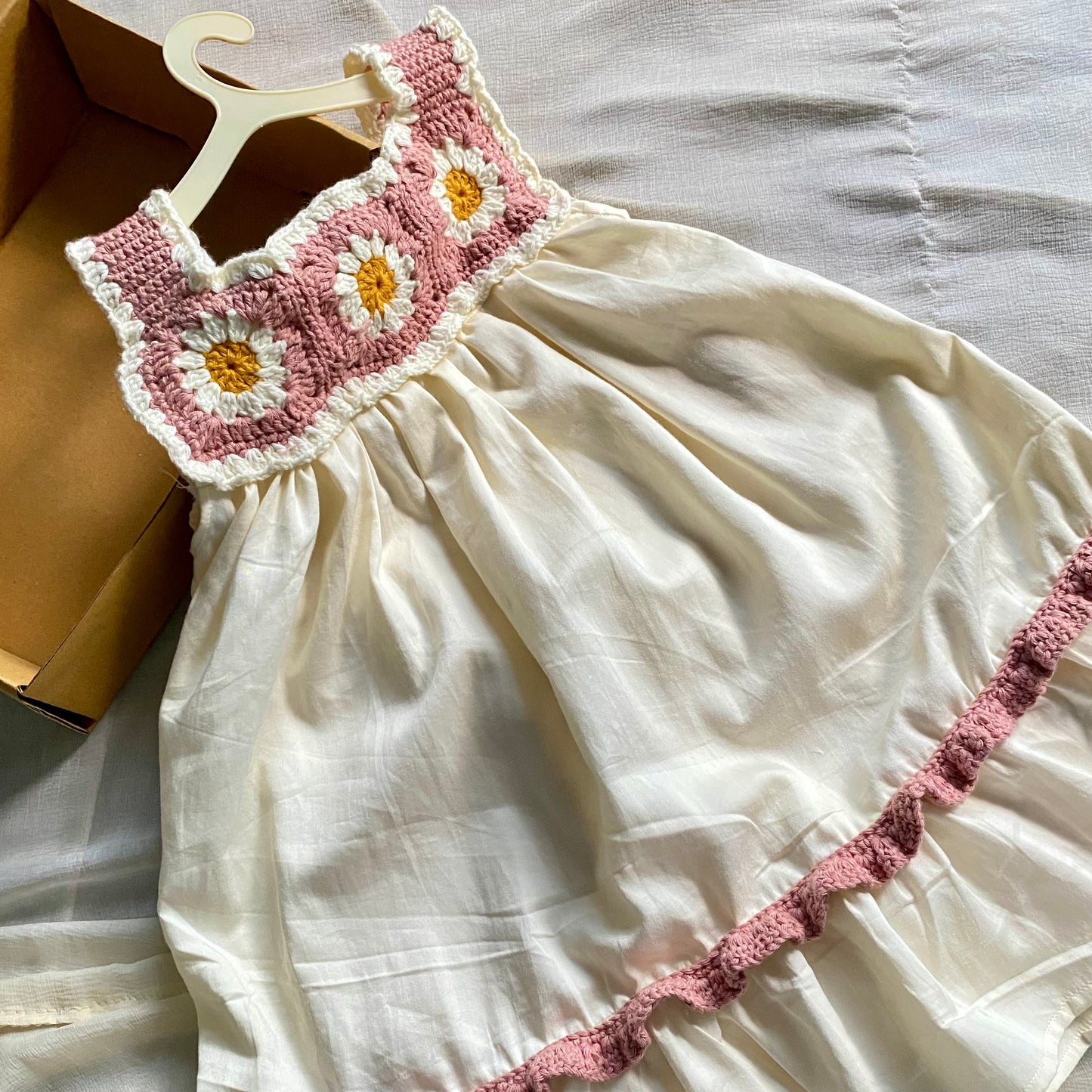Crochet Baby Dress | Baby Shower