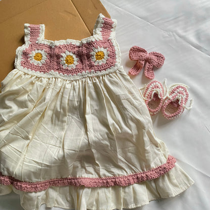 Baby Crochet Dress | Baby Shower