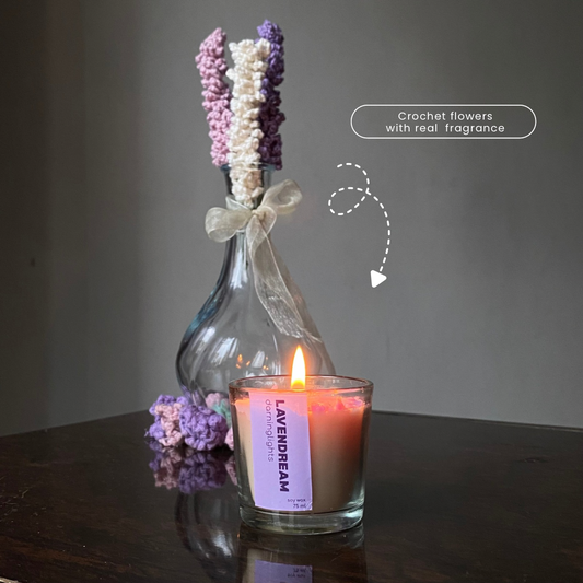 Lavender Crochet Flower