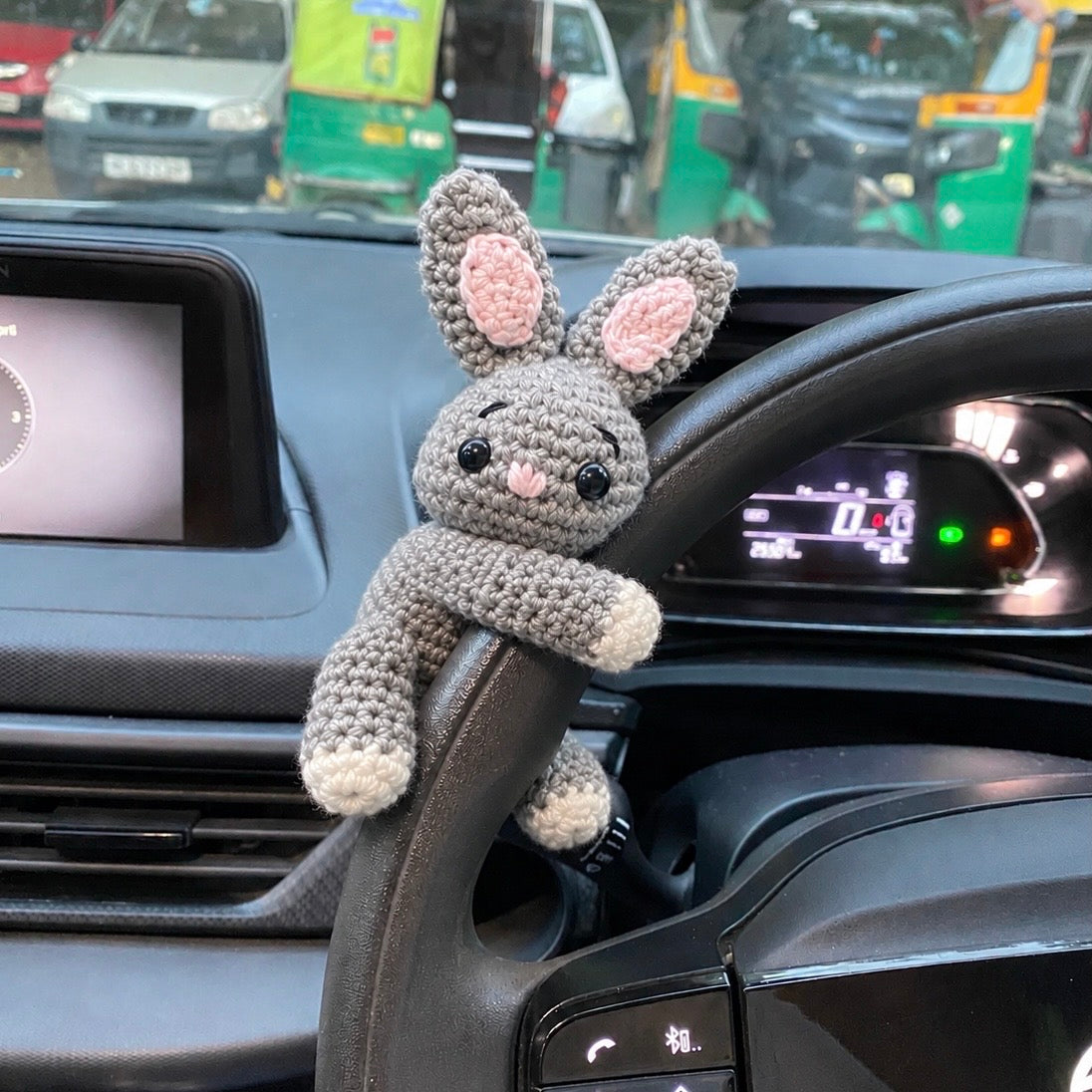 Crochet Steering Wheel Hugger