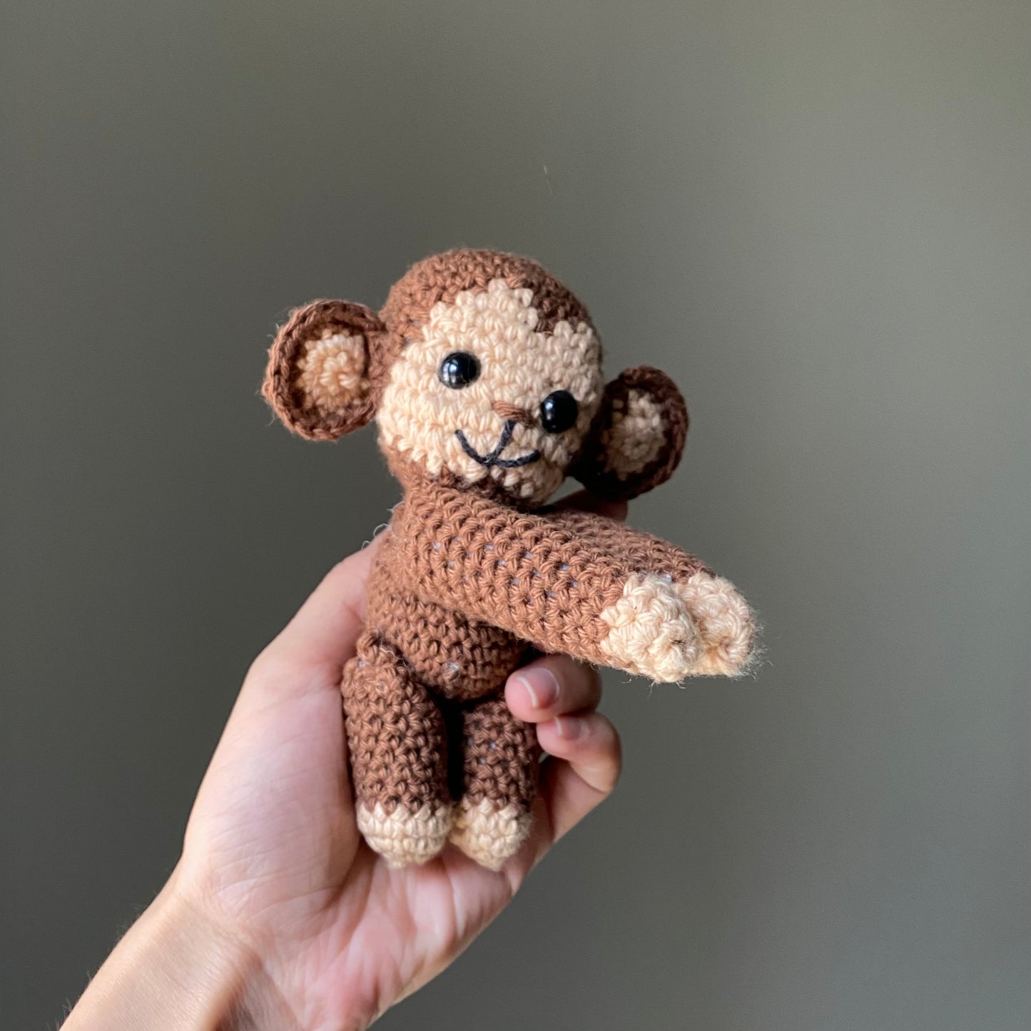 Crochet Monkey | Steering Wheel Hugger