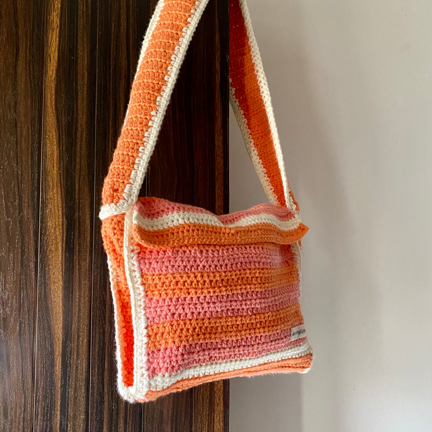 Peach Puff - Crochet Bag