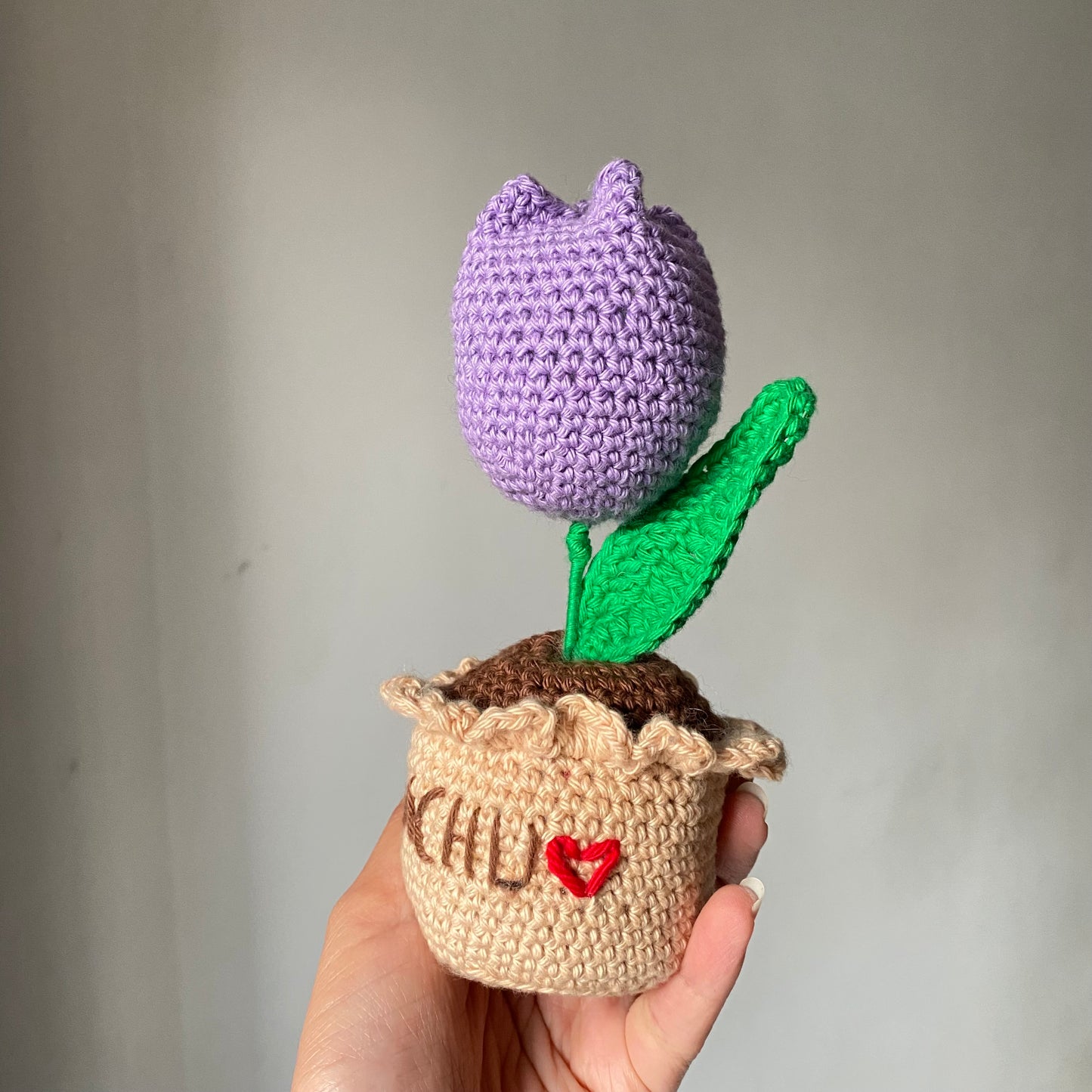 Purple Tulip Pot