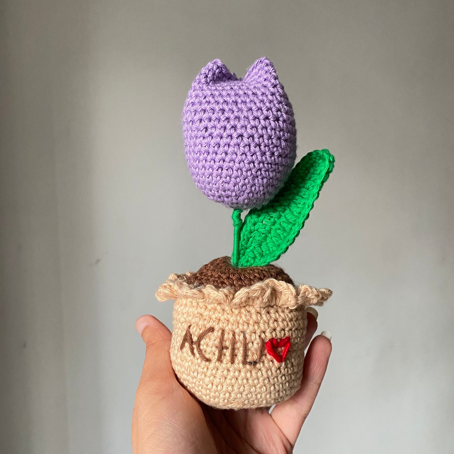 Purple Tulip Pot