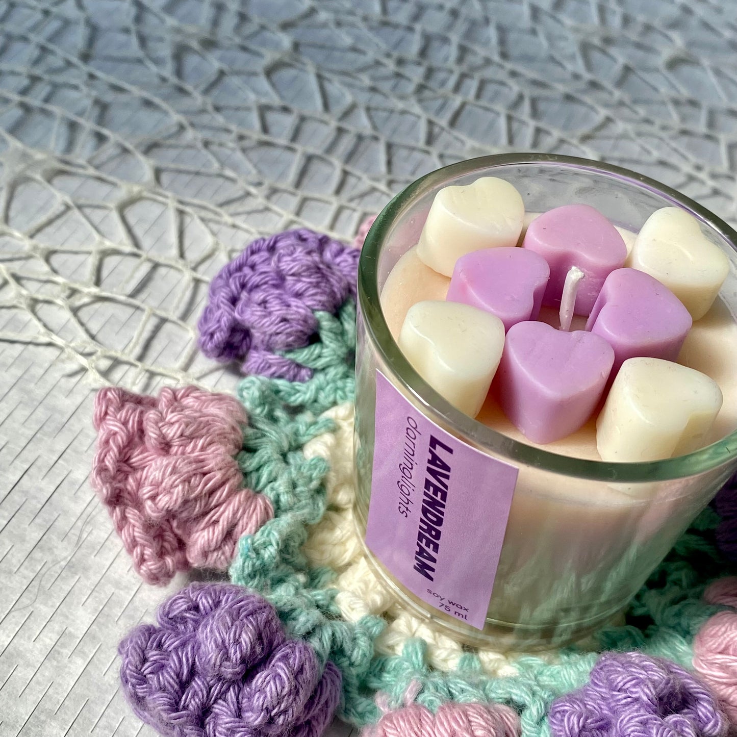 Lavenderdream | Heart Shape Jar Candle