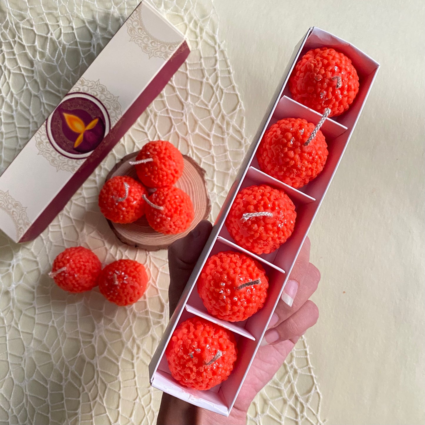 Laddoo Candle | Set of 5
