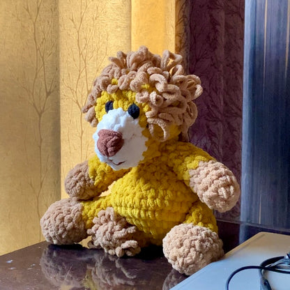 Crochet Plush Lion | Animal Plush