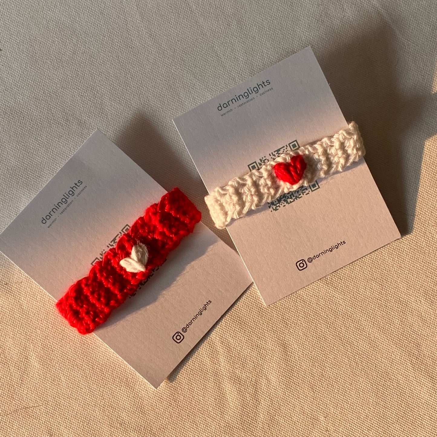 Unbreakable Ties | Crochet Heart Bracelet